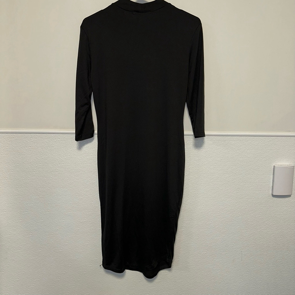 Women's Wishful Park Dress Size M Black Key hole front form fitting - Picture 9 of 12